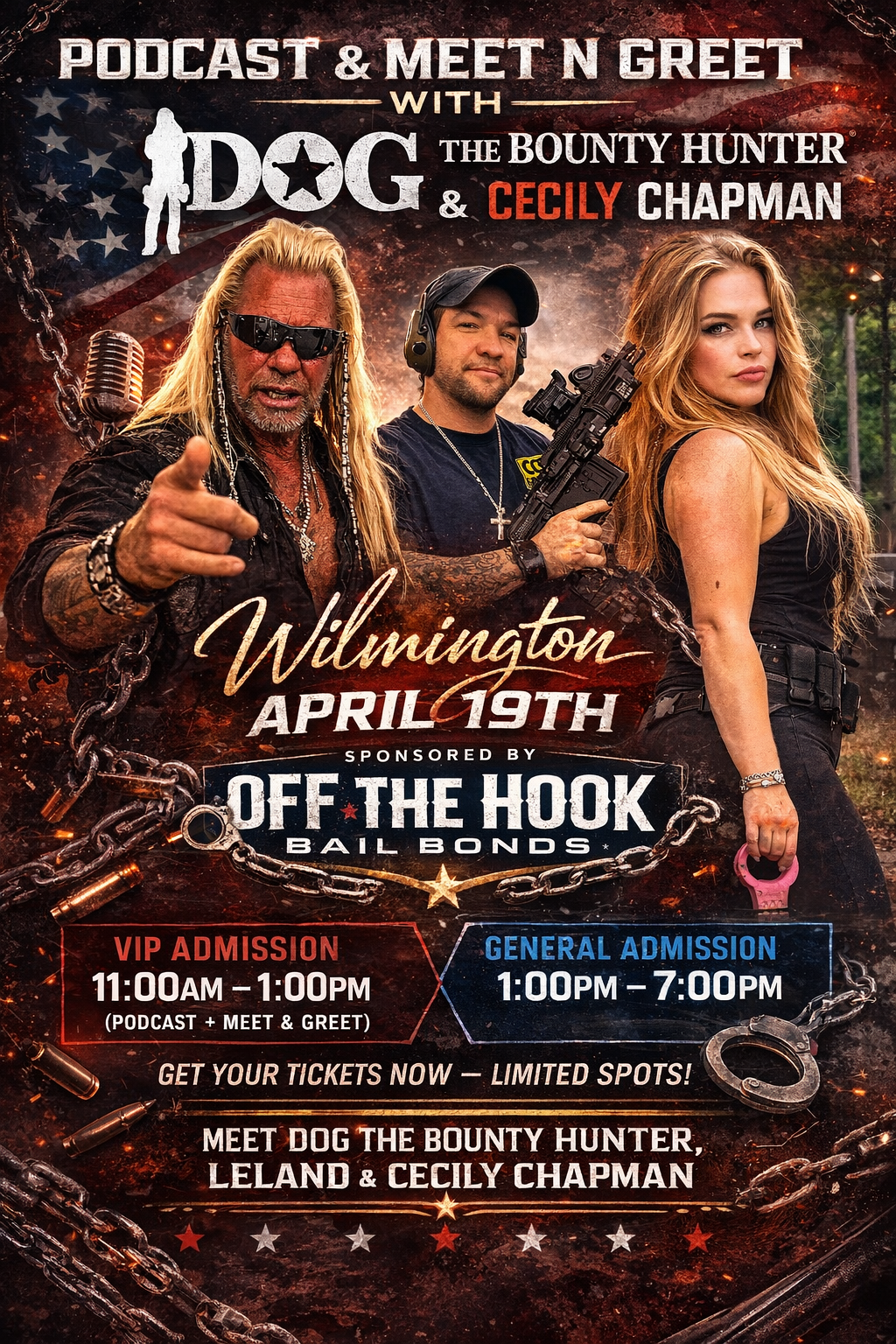 Dog the Bounty Hunter & Leland Chapman LIVE Podcast + Meet n Greet!